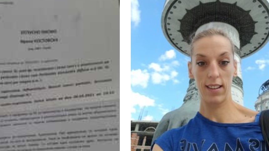 Семејството на Ирена Костовска го објави отпусното писмо и обвинува: „Докторите направиле фатална грешка“
