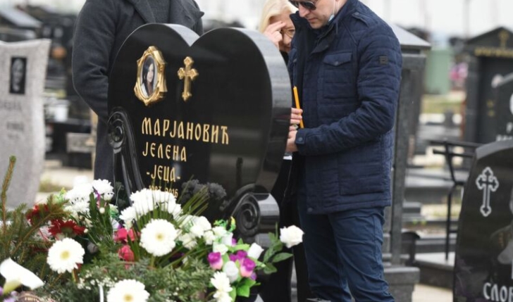 ЦЕЛОСНО ИЗМЕНЕТ: Посинокот на Јелена Марјановиќ се појави на нејзиниот гроб- веќе не изгледа како во 2016 година (ФОТО)