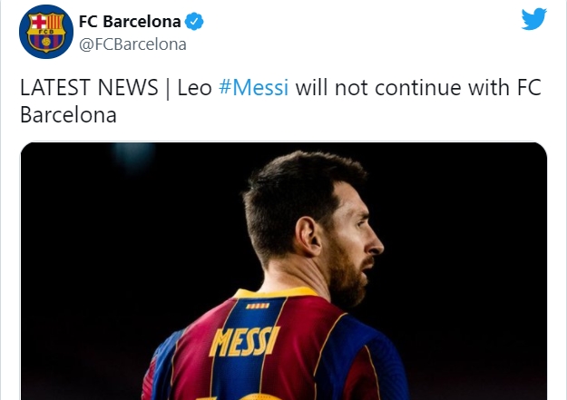 ШОК ВО ФУДБАЛСКИОТ СВЕТ: Меси и Барселона официјално се разделија! (ОФИЦИЈАЛНО СООПШТЕНИЕ)