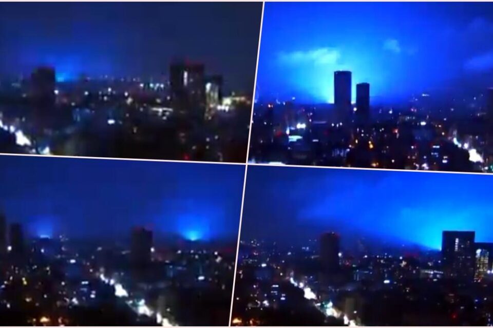 Природен феномен или нешто друго: На небото над Акапулко се појави сина светлост по силниот земјотрес (ВИДЕО)