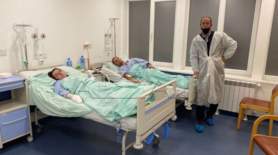 ФОТО: Алсат ги пренесе првите слики од софиската болница каде се згрижение преживеаните патници