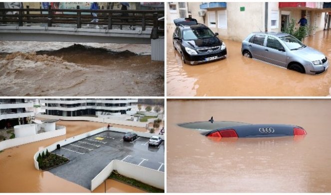 АПОКАЛИПТИЧНИ СЦЕНИ ОД САРАЕВО: Страшни слики го покажуваат ужасот од поплавите во Босна (ФОТО ГАЛЕРИЈА)
