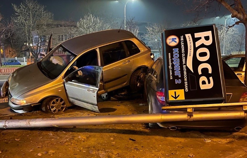 НЕОФИЦИЈАЛНИ ИНФОРМАЦИИ: Во тешката сообраќајка на „Партизанска“ вечерва се повредени две лица