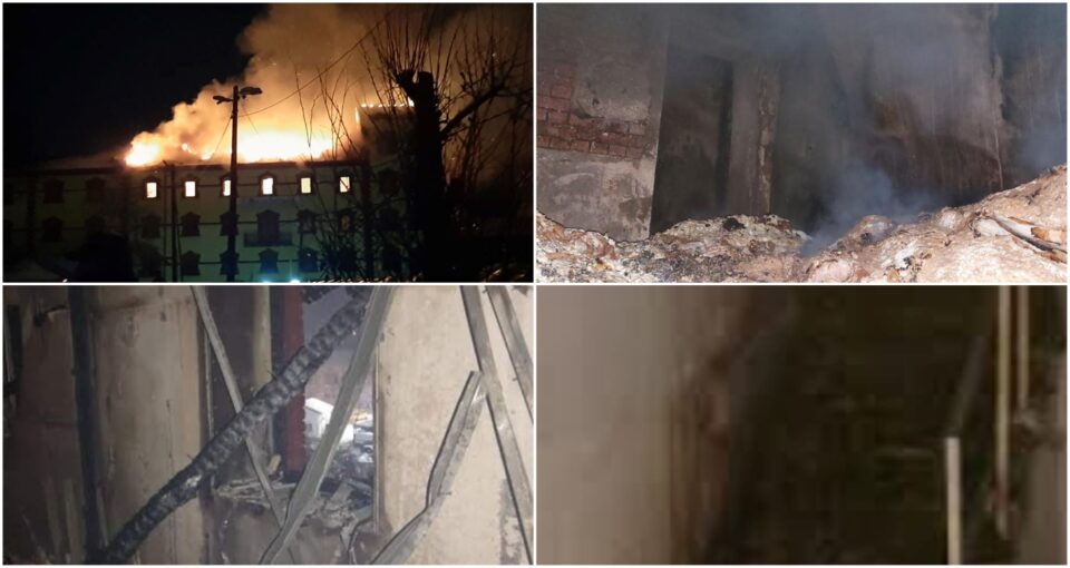 ШТЕТАТА Е ОГРОМНА: Еве што остана по страшниот пожар синоќа во Битола (ФОТО)