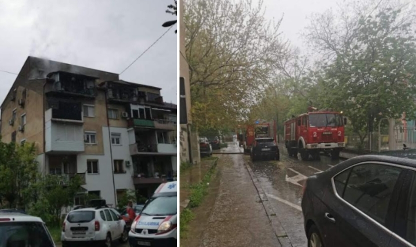 НАЈНОВА ВЕСТ: Гром удри во зграда во Велес (ФОТО)