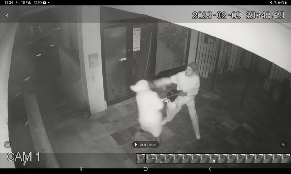 Скопјанка натепана од разбојник во Карпош, насилникот е фатен на камера (ФОТО)