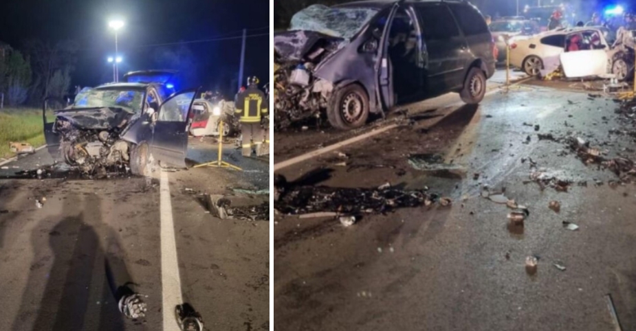 ПРВИ ФОТОГРАФИИ од страшната сообраќајка во Италија во која загинаа тројца Македонци (ФОТО)