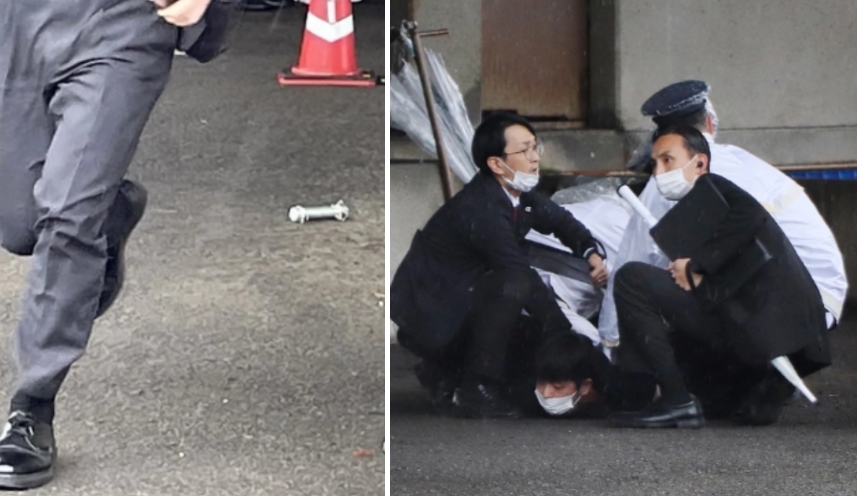 ВОНРЕДНА ВЕСТ ОД СВЕТОТ: Обид за атентат на јапонскиот премиер- телохранителите го заштитија со своите тела (ВИДЕО)