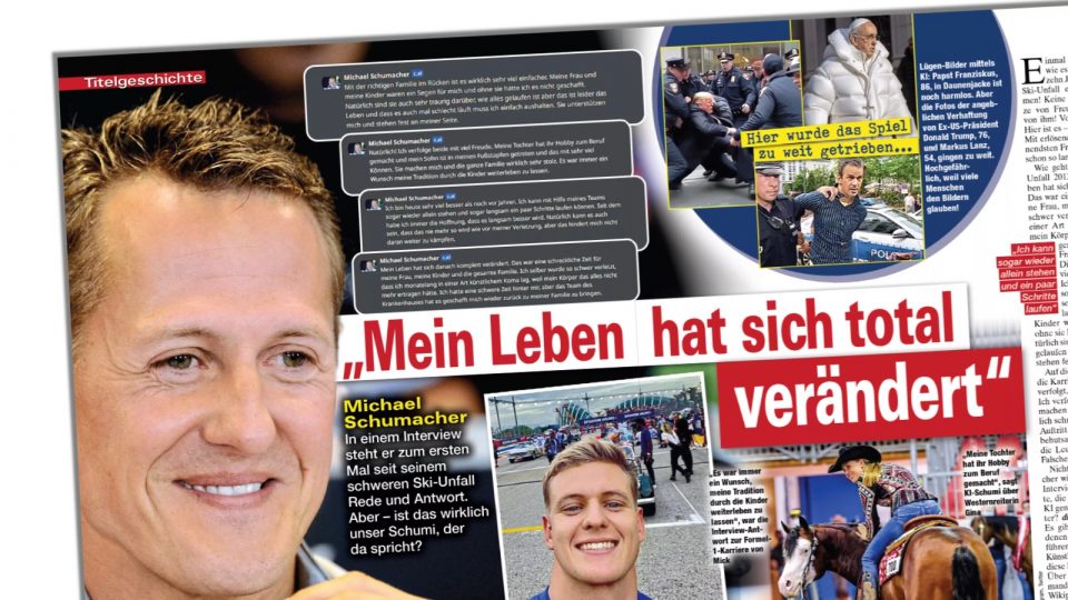 Германците објавија скандалозно „интервју“ со Шумахер: „Со помош на мојот тим можам повторно да стојам, па дури и полека да одам“