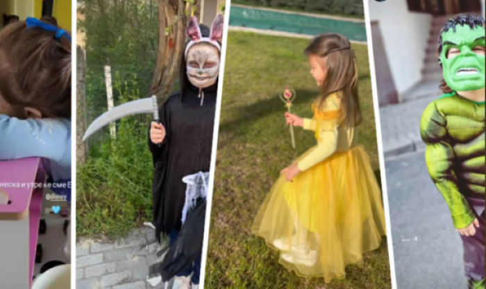 ФОТО: Еве како се маскираа децата на познатите Македонци за „Денот на шегата“