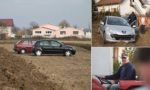 МУ ПУКНАЛ ФИЛМОТ: Невидена одмазда на земјоделец од Хрватска за паркираните автомобили на неговата нива