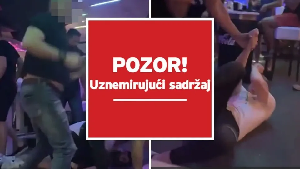 Се појави застрашувачка снимка од ноќен клуб на хрватски остров: Обезбедувачи крвнички тепаат млади момчиња (ВИДЕО)