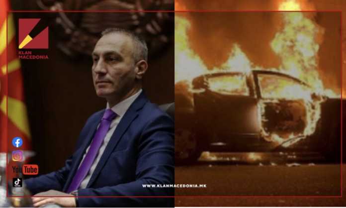 ИНЦИДЕНТ НОЌЕСКА ВО ЧАИР: Запален автомобилот на Артан Груби