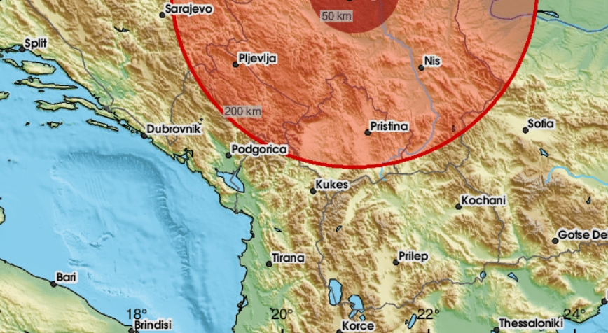 НАЈНОВА ВЕСТ: Силен земјотрес пред неколку минути на Балканот- „како да пукна бомба, сѐ се тресеше“