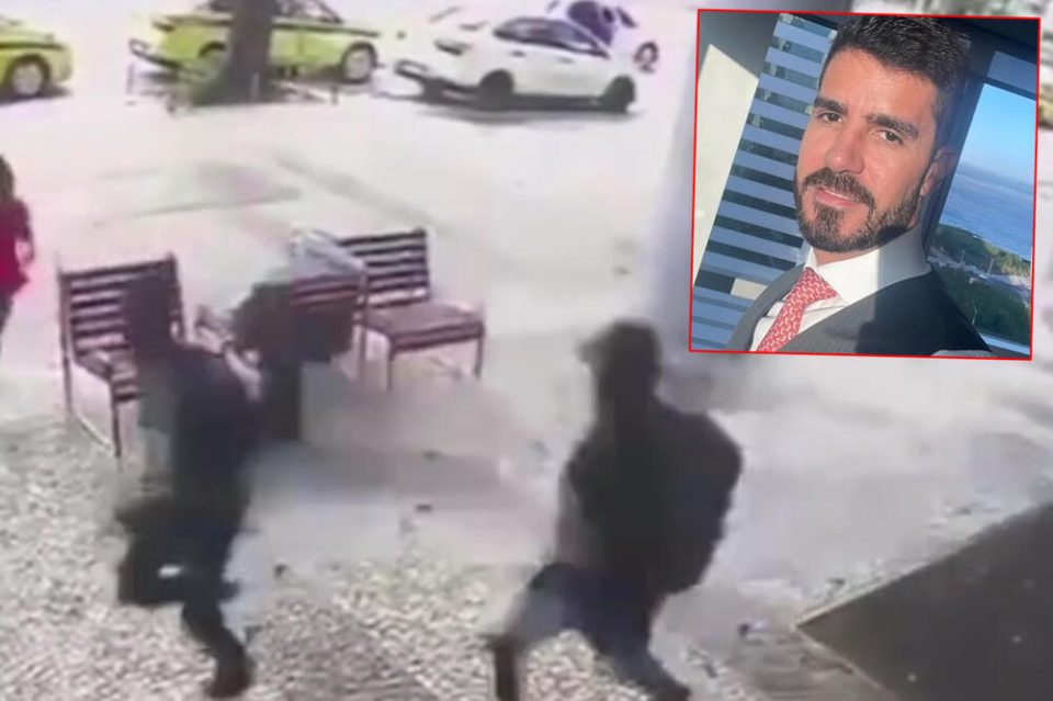 Моќен адвокат ликвидиран со 11 куршуми: Камерите ги снимија морничавите сцени во центарот на Рио де Жанеиро (ВИДЕО)