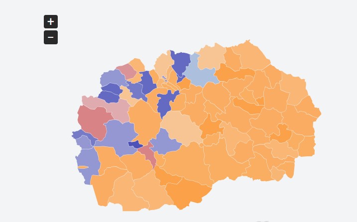 Ова се единствените две општини во кои Пендаровски има тесна победа