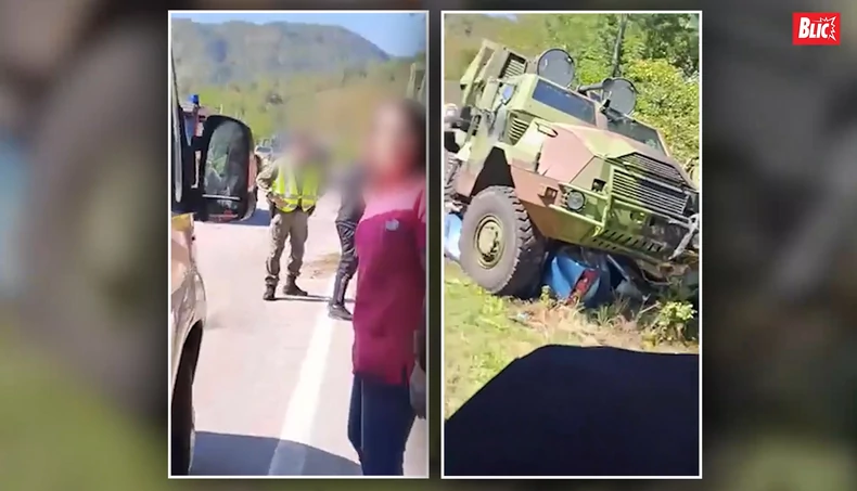 Лекарите на раб да заплачат, сите викаат ИМА ЛИ НЕКОЈ ВОДА?! Потресна снимка од спасувањето на мајката под оклопното возило од 16 тона