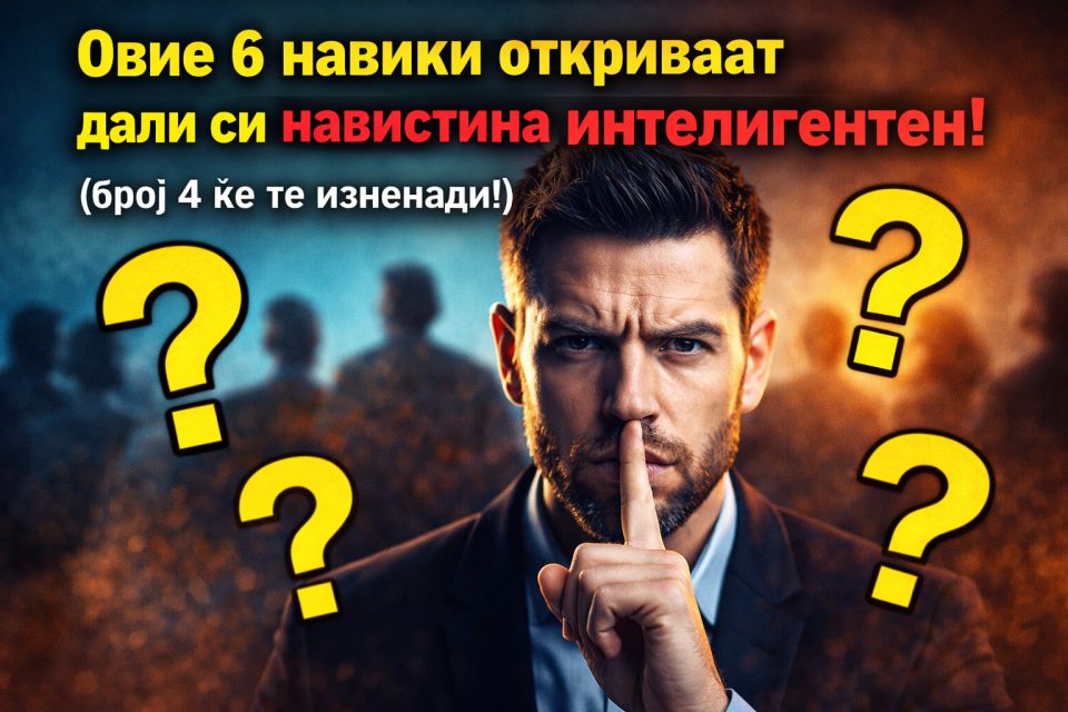 Овие 6 однесувања ги имаат само луѓе со висок IQ – попаметни се од 90% од останатите луѓе