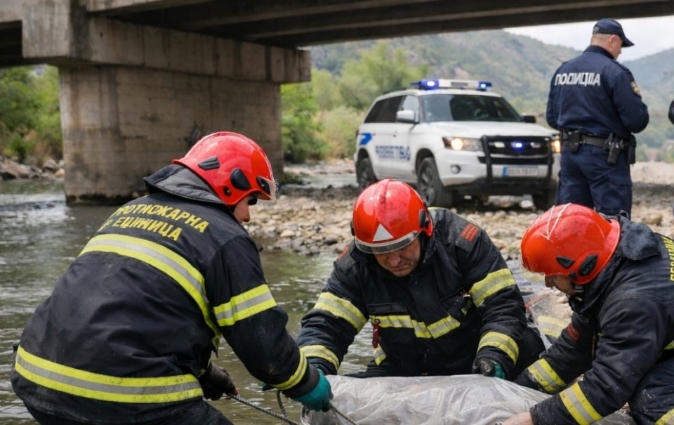 Морничава сцена во Вардар – пронајден леш под мост