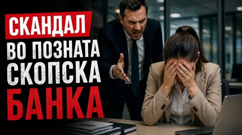 СКАНДАЛ ВО ПОЗНАТАТА СКОПСКА БАНКА: Шеф малтретирал вработена додека се борела да стане мајка