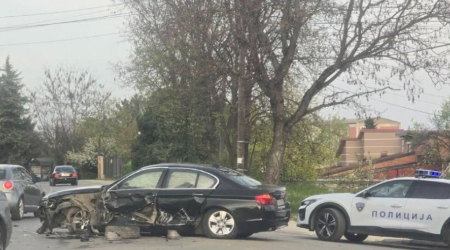 ФОТО: Тешка сообраќајка попладнево во Скопје