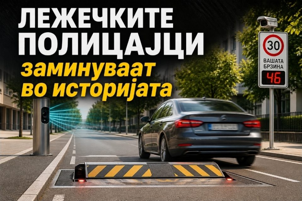 ЛЕЖЕЧКИТЕ ПОЛИЦАЈЦИ заминуваат во историјата – доаѓа нова генерација на т.н. „паметни“ успорувачи